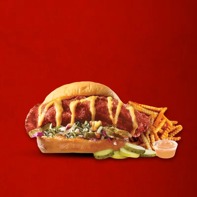 dave's hot chicken 1 slider with fries