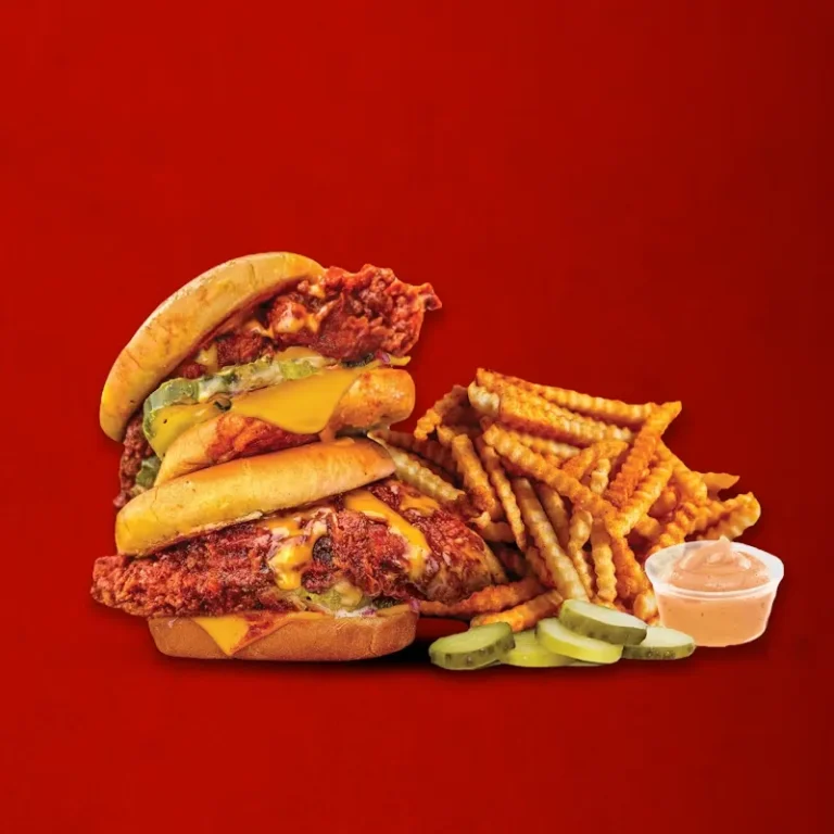 dave's hot chicken 2 Sliders with Fries calories