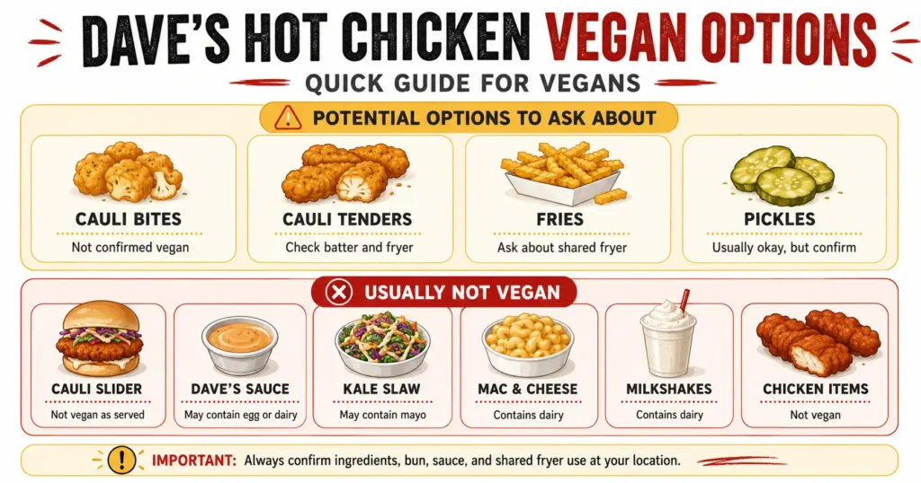 Dave’s Hot Chicken Vegan Options